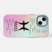 Vissen Zodiac Horoscoop Traits Meisjes iPhone 15 Case (Achterkant horizontaal)