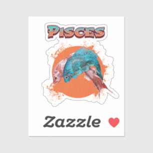 Vissen Zodiac Horoscoop Water Astrologie Teken Sticker