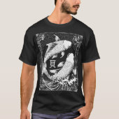 Vissen Zodiac Japanse kunst | Dual Koi Fish Easter T-shirt (Voorkant)