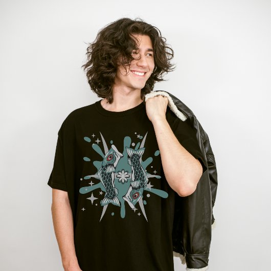 Vissen Zodiac, maart Astrologie, Sterrenteken lief T-shirt