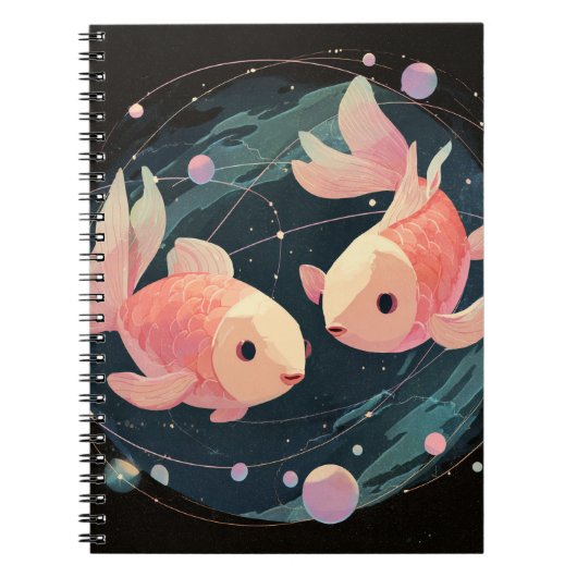 Vissen Zodiac Notitieboek (Voorkant)