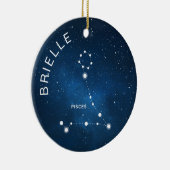 Vissen Zodiac Ornament Gepersonaliseerde Zodiac Gi (Rechts)