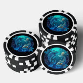 Vissen Zodiac Poker Chips-Astrologie Casino Stijl Poker Chips (Opstapeling)