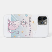 Vissen Zodiac Sphynx Kat Levende Hoofd Kunst Case-Mate iPhone Case (Achterkant (horizontaal))