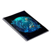 Vissen Zodiac Spiral Notitieboek (Rechterzijde)