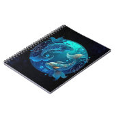 Vissen Zodiac Spiral Notitieboek (Linkerzijde)