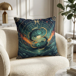 Vissen Zodiac Sterrenhemel Kussen