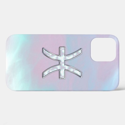 Vissen Zodiac Symbool Moeder van Parel Case-Mate iPhone Case (Achterkant (horizontaal))