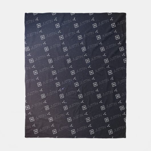 Vissen Zodiac Teken Naam sterrenbeeld Astrologie Fleece Deken (Voorkant)