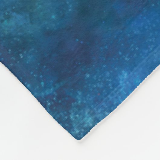 Vissen Zodiac Teken Waterverf Ontwerp Fleece Deken (Hoek)