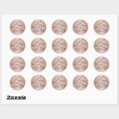 Vissen Zodiac Vis Sterren Teken Bloem Constellatie Ronde Sticker (Vel)