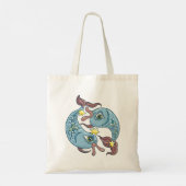 Vissen Zodiac Vissen Hemel Astrologie Tote Bag (Achterkant)