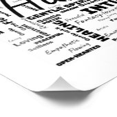 Vissen Zodiac Word Cloud Inspiration Square (L) Foto Afdruk (Hoek)