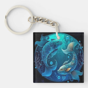 Vissen Zodiak Sleutelhanger