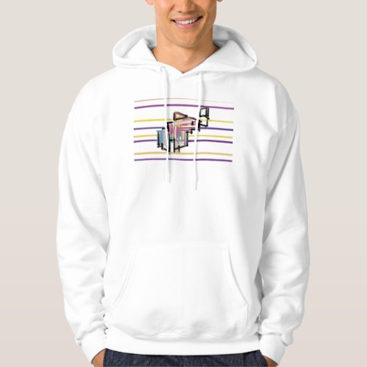 Vissen zomer vreugde hoodie (Voorkant)