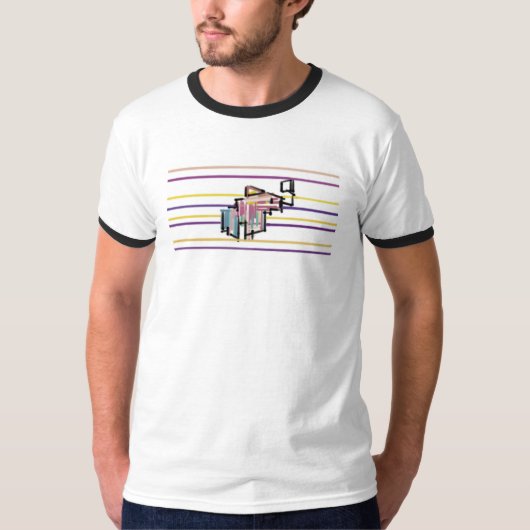 Vissen zomer vreugde t-shirt (Voorkant)