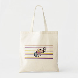 Vissen zomer vreugde tote bag