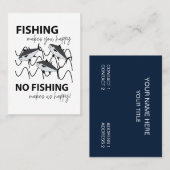 Vissen zwemmen in water Gevist Visitekaartje (Voorkant / Achterkant)