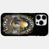 Vissend avontuur wacht in serene wateren Case-Mate iPhone case (Achterkant (horizontaal))