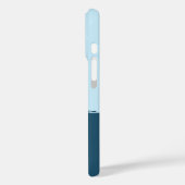 Vissend, blauw Case-Mate iPhone case (Achterkant / Links)