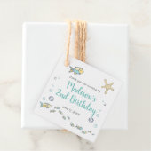 Vissendag onder Zee Bedankjes Labels (In situ)