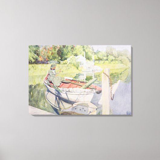 Vissende 1909 canvas afdruk (Voorkant)