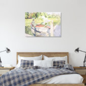 Vissende 1909 canvas afdruk (Insitu (Slaapkamer))