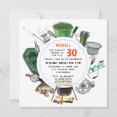 Vissende 30e verjaardag van de visserij buitenshui kaart (Voorkant)