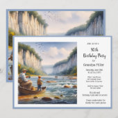 Vissende 50e verjaardag kaart (Voorkant / Achterkant)