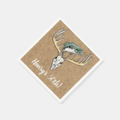 Vissende 50e verjaardag van de jacht servet (Hoek)