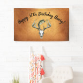 Vissende 50e verjaardag van de jacht spandoek (Insitu)