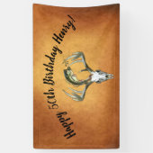 Vissende 50e verjaardag van de jacht spandoek (Verticaal)