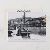 Vissende Algerije Philippeville, 1912 Briefkaart (Voorkant / Achterkant)