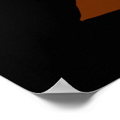 Vissende bloedende tandpaddenstoel poster (Hoek)