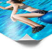 Vissende boat foto afdruk (Hoek)