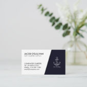 Vissende Boat-handvest Visitekaartje (Staand voorkant)