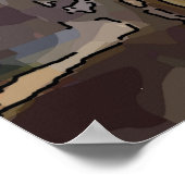 Vissende Boat, Mystic, CT Poster (Hoek)