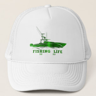 Vissende boat trucker pet