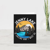 Vissende Boating Camping - Lakeview Jenny Lake Kaart (Voorkant)