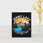 Vissende Boating Camping - Lakeview Jenny Lake Kaart (Gele Bloem)