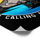 Vissende Boating Camping - Lakeview Jenny Lake Poster (Hoek)