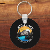 Vissende Boating Camping - Lakeview Jenny Lake Sleutelhanger (Voorkant)