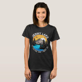 Vissende Boating Camping - Lakeview Jenny Lake T-shirt (Voorkant volledig)