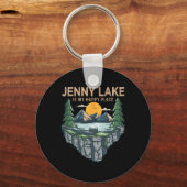 Vissende Boating Camping - My Happy Place Jenny La Sleutelhanger (Voorkant)