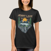 Vissende Boating Camping - My Happy Place Jenny La T-shirt (Voorkant)
