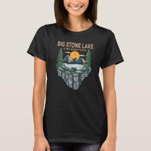 Vissende Boeing Camping My Happy Place Big Stone T-shirt