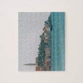 Vissende boot bij Rovinj Kroatië Legpuzzel (Verticaal)