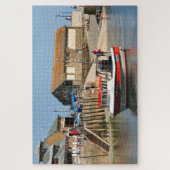 Vissende boot, Looe, Cornwall, Engeland Legpuzzel (Verticaal)