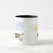 Vissende boot mok (Midden)