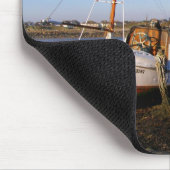 Vissende boot op Guernsey Muismat (Hoek)